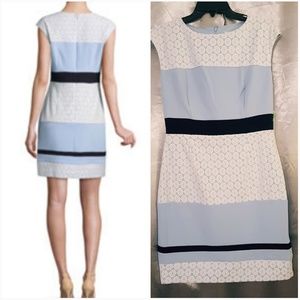 🌷SALE! NWT Icy Blue & White Blocked Dress